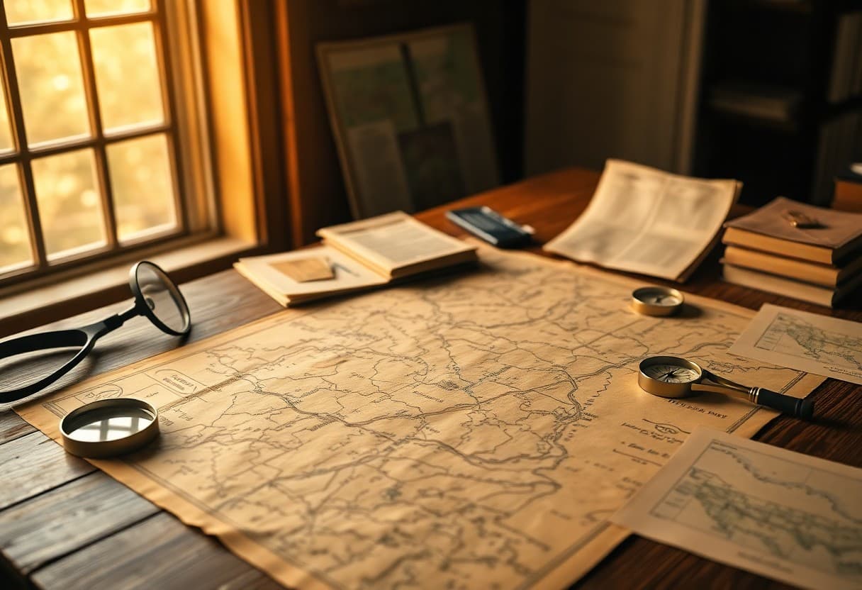 Historical archive materials prepared for analysis